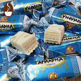 俄罗斯进口食品 牛奶糖白巧克力酸奶威化零食散装喜糖批发满包邮