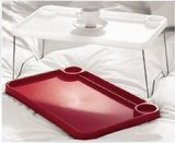 宜家IKEA专业代购 巴格 诺比 床上餐桌/笔记本桌 电脑桌 多色