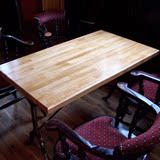 白橡木餐厅餐桌面 工作台面 餐台 吧台桌 实木咖啡桌面 办公桌面
