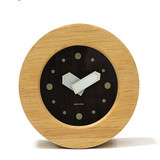 正品GeekCook极客库岁月童话夜光木质创意可爱静音座钟卧室床头钟