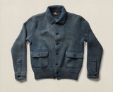 RRL 复古咔叽 水洗做旧 indigo 夹克 外套