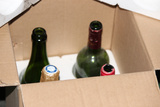 四只装气泡酒香槟酒大肚酒快递包装泡沫箱外加特硬纸箱