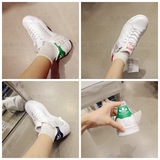 CI香港代购 adidas Stan simth  2016夏女 三叶草系带运动小白鞋