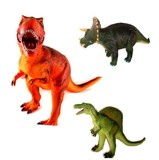 包邮！超大号恐龙玩具霸王龙 脊背龙 三角龙仿真动物模型精品60cm