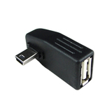 U2-029 CY USB音频头 车载音响 MINI USB转母左弯 90度侧弯转接头