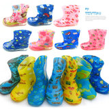 儿童水晶雨鞋 宝宝果冻雨鞋PVC雨靴 儿童水靴 套鞋 13-22码 包邮