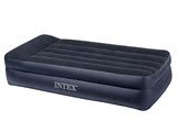 包邮 正品INTEX豪华植绒双层单人加高充气床垫双人加厚加大气垫床