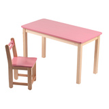 【新出货】出口韩国 儿童松木桌椅套装/学习桌/游戏/餐桌/四色