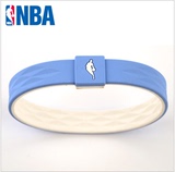 【NBA专柜正品】篮球球星硅胶手环蓝色苹果白时尚运动腕带2个包邮
