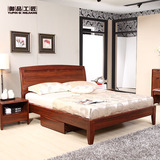实木床宜家双人床1.5米实木家具橡木床1.8米床架大床简约厂家直销