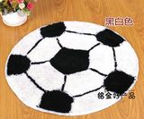 圆形足球客厅地毯电脑椅地毯地垫正品高弹丝圆植绒特价地毯不包邮