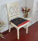 异域棉麻款  系带3cm厚度海绵椅垫/椅坐垫/餐椅垫/坐垫套可定做