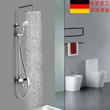 时尚新款 德国当代 进口淋浴花洒套装 全铜瀑布水龙头 浴室淋浴器