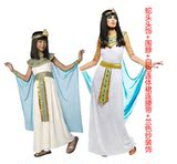新款埃及裙子 尼罗河服装 cosplay儿童埃及法老服装 艳后衣服