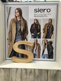 韩国直播代购 SIERO专柜正品代购2016春款外套风衣军绿浴袍
