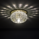 欧式简约创意全铜水晶吸顶灯客厅卧室吸顶灯过道灯门厅灯玄关灯