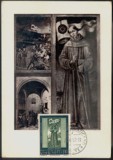 梵蒂冈 1957  极限片 抗击土耳其的圣约翰逝世500周年 邮票