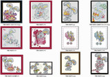 创意DIY手工制作十字绣刺绣图纸 杂志 可爱小兔系列12幅 合集打包