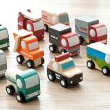 儿童玩具汽车 迷你车模型 工程车 挖土机 小汽车 木制玩具 特价