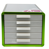 特价！金隆兴新款金属桌面文件柜C6750（绿）高档铝合金收纳柜