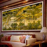 清明上河图十字绣全景新款客厅山水画2米3米6大幅印花风景钻石画