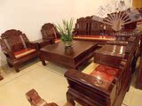 红酸枝大富贵沙发10件套/东阳/实木/红木家具中式明清古典