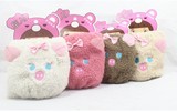 儿童发饰 韩国新款可爱3D小猪双层加厚珊瑚绒儿童袖套 婴儿袖头