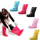 韩国时尚雨天防水鞋套防雨鞋耐磨时尚高筒雨靴水鞋防滑男女士包邮