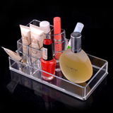 促销韩国整理透明塑料桌面收纳盒化妆品套装加厚储物护肤品展示盒