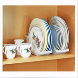 日本进口SANADA厨房碗碟架 橱柜碗架 塑料碗盘架沥水架盘子置物架