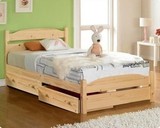 特价床实木床1米2*1米35*1米5*松木儿童床单人床