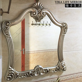 欧式镜子浴室镜卫浴镜化妆装饰镜皇冠镜子卫生间厕所镜子挂镜
