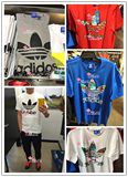 Adidas阿迪达斯男三叶草经典短袖纯棉T恤加拿大代购直邮两件包邮