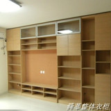 上海定做衣柜衣帽间整体衣柜电视柜定制 书柜 阳台储藏柜订做移门