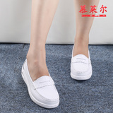 慕莱尔气垫护士鞋慕台湾工艺护士鞋女鞋低帮鞋5809白慕莱尔代工