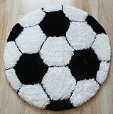 特价包邮 圆形足球卧室地毯电脑椅地毯地垫正品高弹丝圆地毯