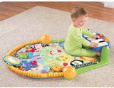 美国代购费雪玩具正品 婴幼儿游戏毯 爬行垫 脚踏钢琴健身架器