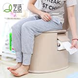 加厚加高防滑便携式移动马桶老人坐便器孕妇适用塑料厕所椅蹲坑凳
