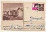 2-129罗马尼亚实寄邮资片1956年斯大林城市街道 如图1片