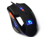 新盟 曼巴蛇 XM-M398 蓝光 有线游戏鼠标 电竞鼠标 六键电脑鼠标