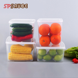 SP SUACE 冰箱大容量密封保鲜盒长方形水果冷藏盒五谷杂粮收纳盒