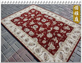 120道水洗新西兰纯羊毛地毯1.6*2.3米卧室欧式立体雕花机织地毯