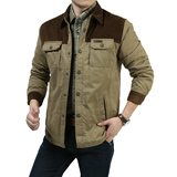 14秋冬新款AFS JEEP加绒衬衫 专柜正品休闲男装加厚长袖衬衫外套