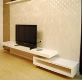 时尚电视背景墙搁板 墙上小家具|置物架|隔板|现代简约电视柜