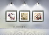 唯美为家装饰画时尚简约中国画现代风格客厅花卉画工笔走廊挂画荷