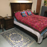 客厅地毯 茶几真丝毯印度卧室复古典克什米尔印巴挂毯 民族风地毯