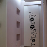 简约藤 韩国风格玻璃贴 家具贴门贴玄关贴走廊过道 DIY涂鸦墙贴纸