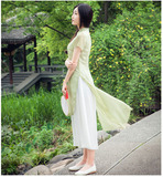 2016夏季新款短袖棉麻连衣裙中国风中式复古女装汉服女连衣裙女