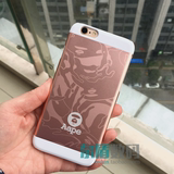 日本AAPE 猿人头迷彩手机壳 苹果iphone6S plus 磨砂金属背壳正品