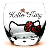 hello kitty透明玻璃杯 水钻玻璃杯 红酒杯 水杯 咖啡杯
